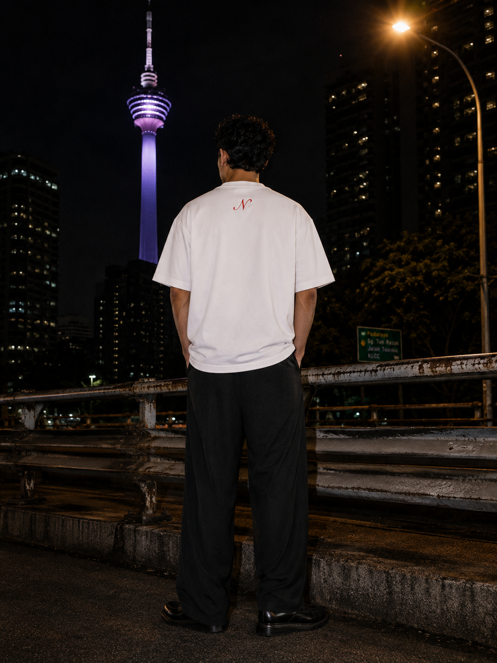 KL Signage Tee (Black/White)