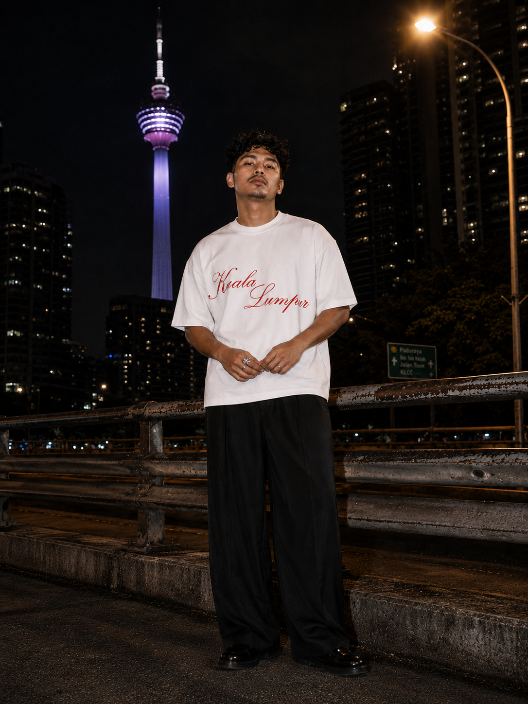KL Signage Tee (Black/White)