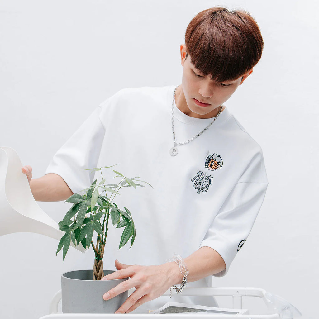 Nothing Matters Heavy Tee White
