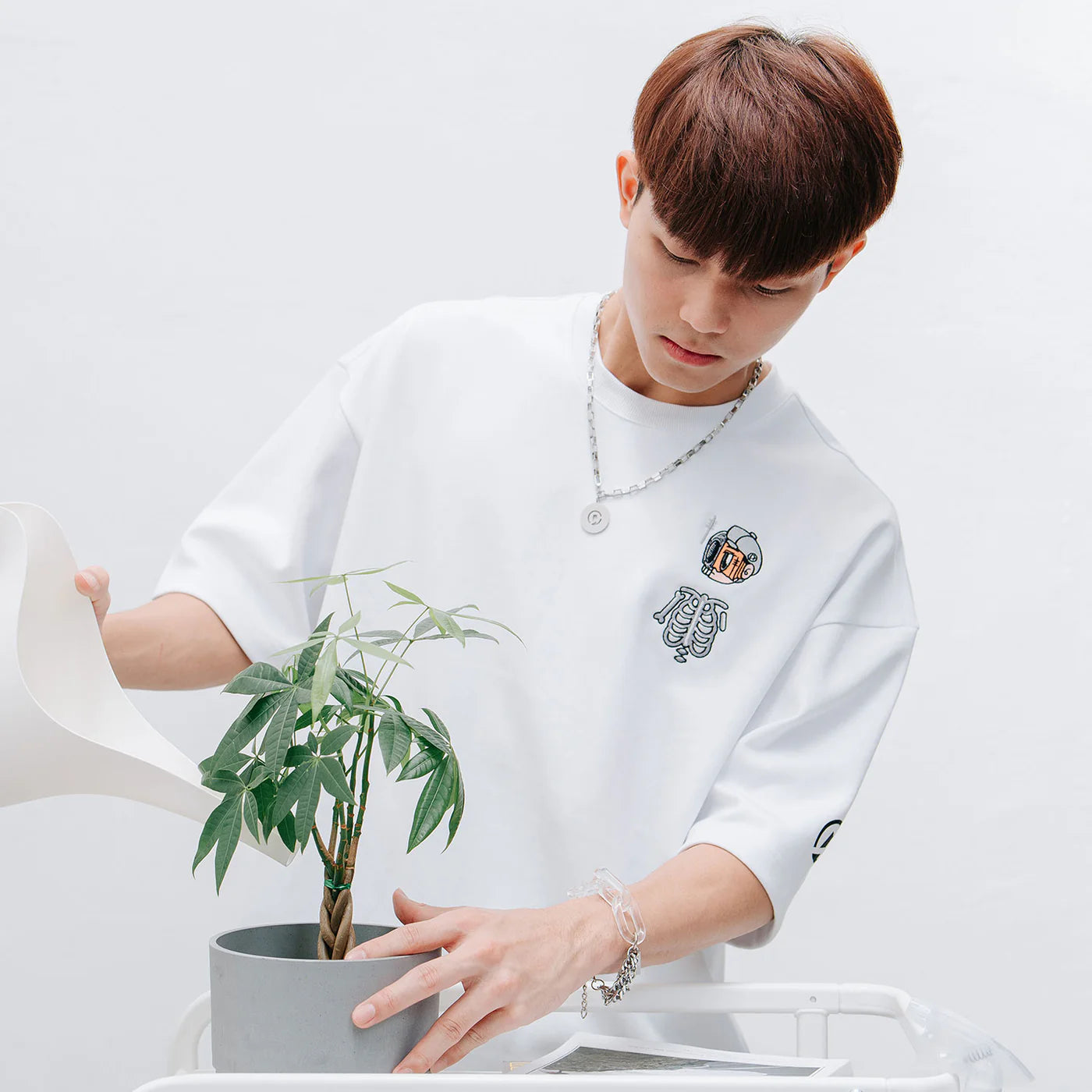 Nothing Matters Heavy Tee White