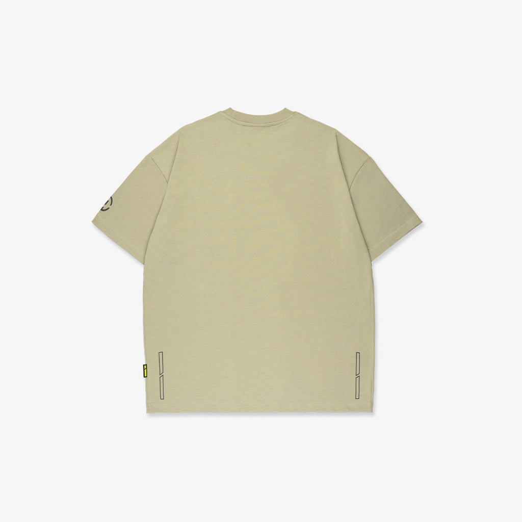 Panelled Drop Shoulder Oversized Tee
