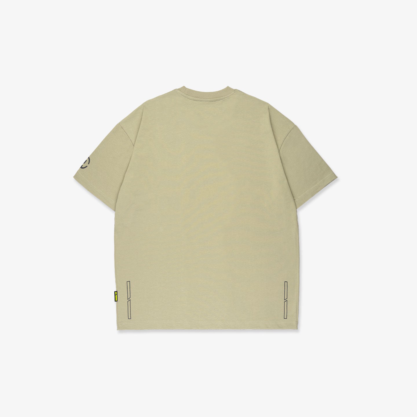Panelled Drop Shoulder Oversized Tee