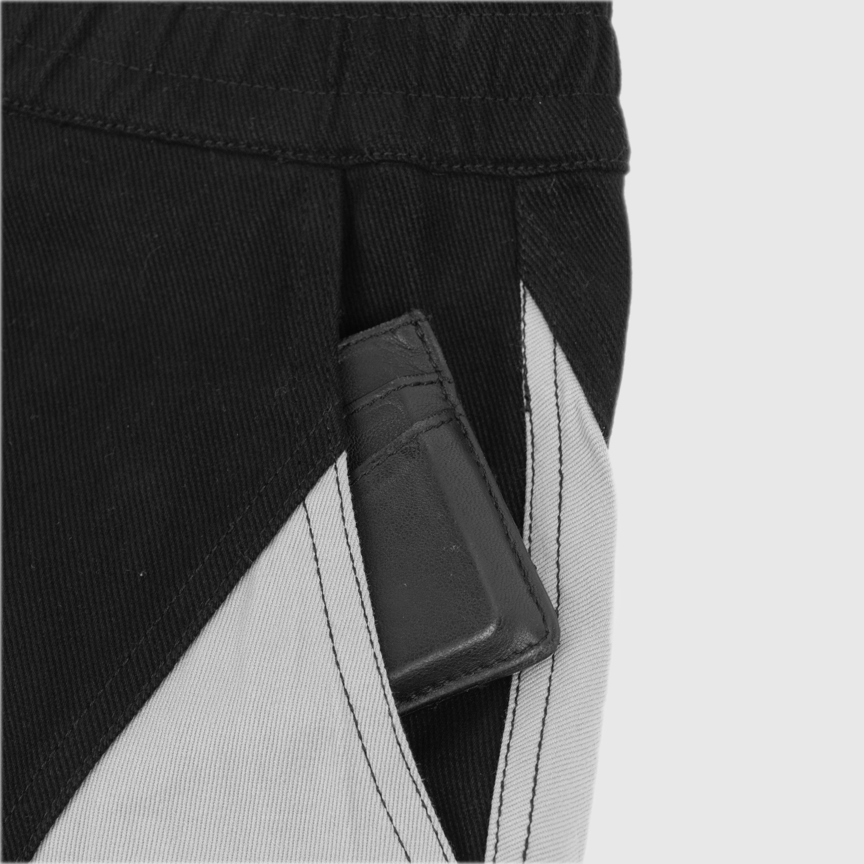 Double Pleats Shorts Black