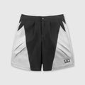 Double Pleats Shorts Black