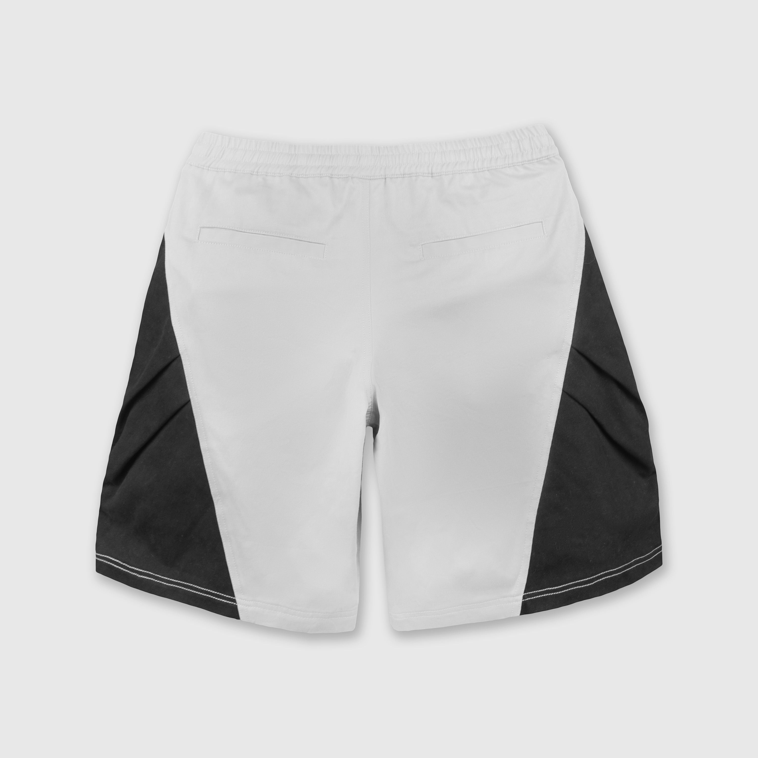 Double Pleats Shorts Grey
