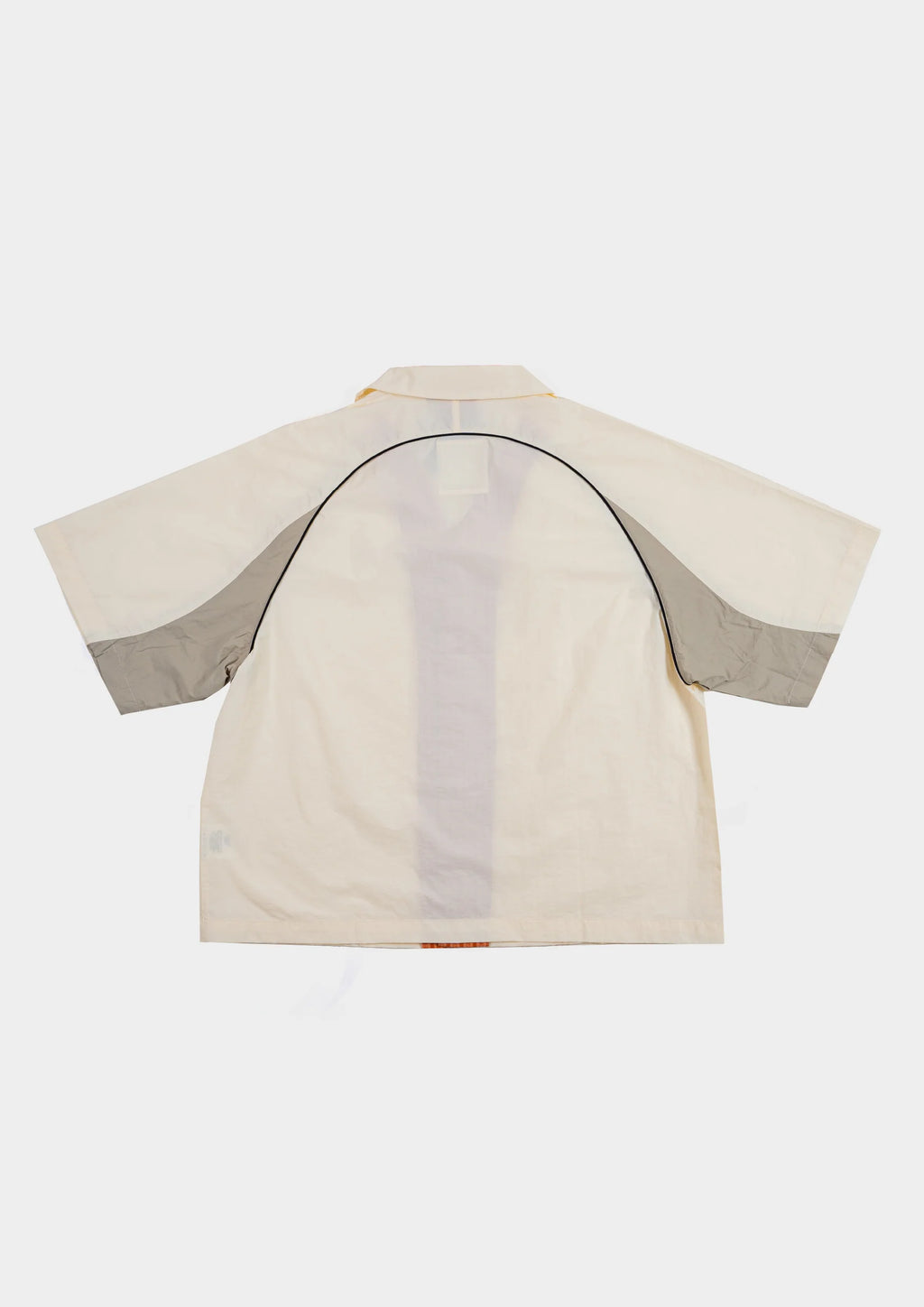 Papa Contrast Boxy Shirt Beige