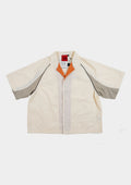 Papa Contrast Boxy Shirt Beige