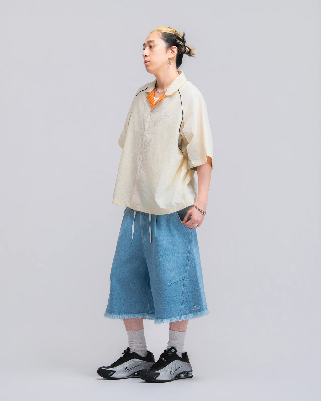 Comfy Balloon Shorts Denim