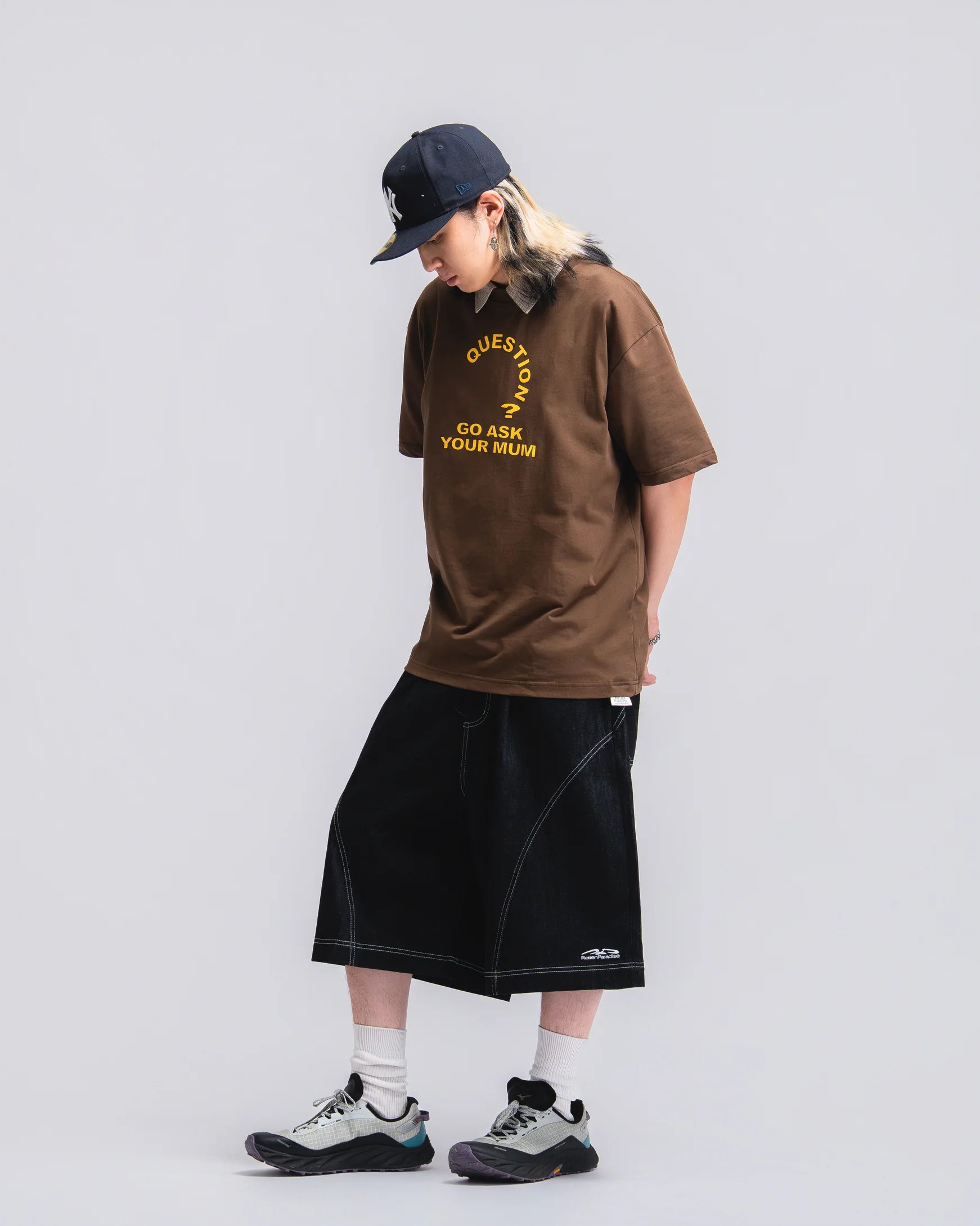 Drift Line Wide Fit Shorts Denim