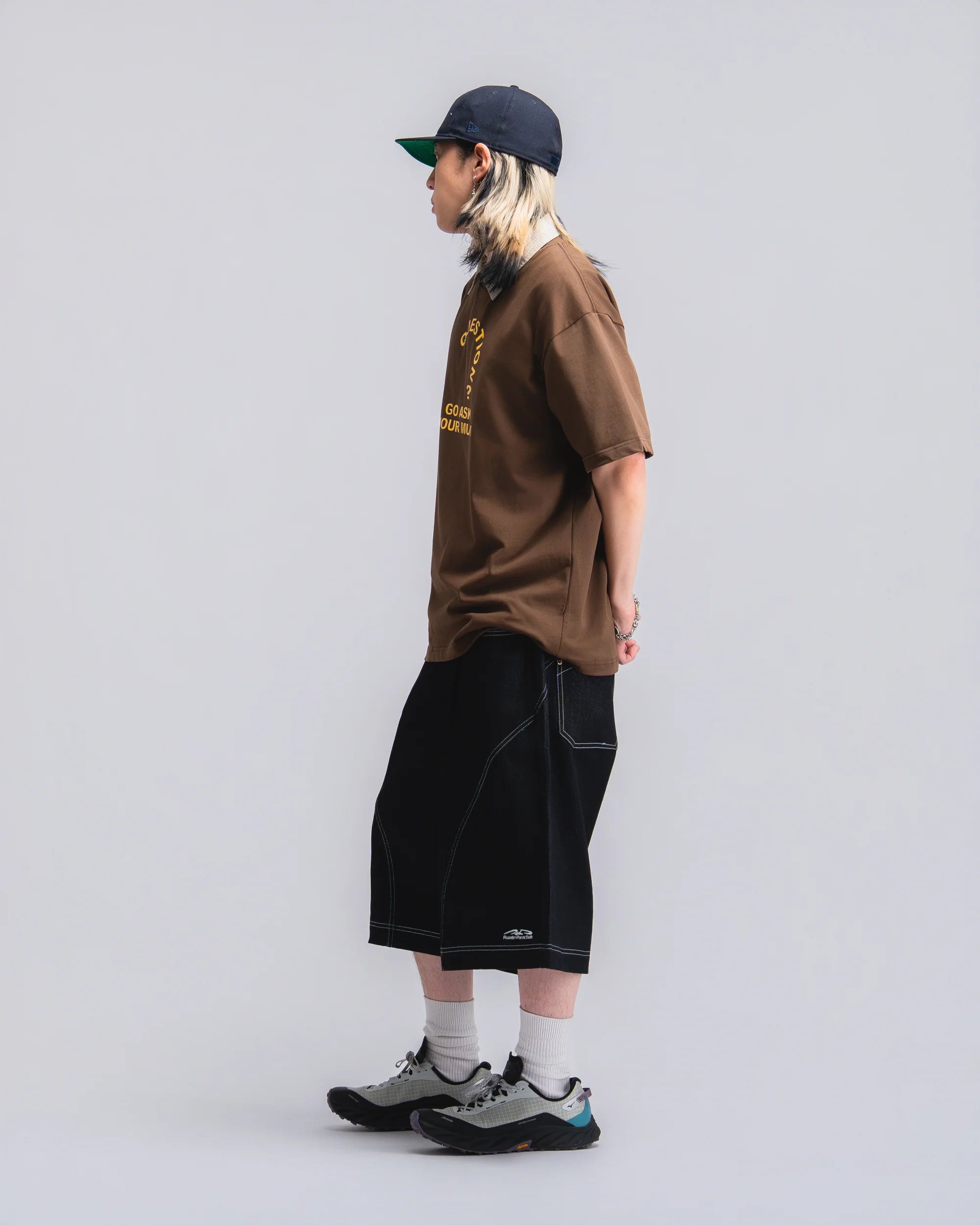 Drift Line Wide Fit Shorts Denim