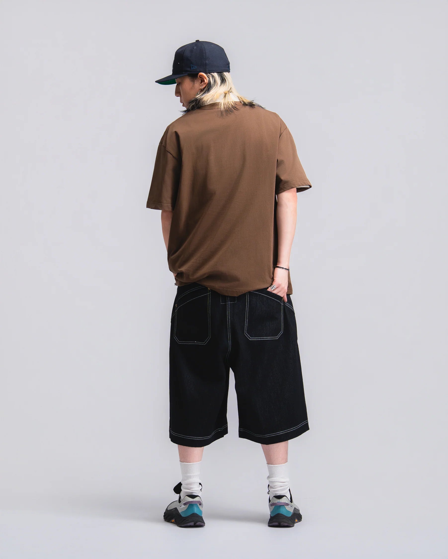 Drift Line Wide Fit Shorts Denim