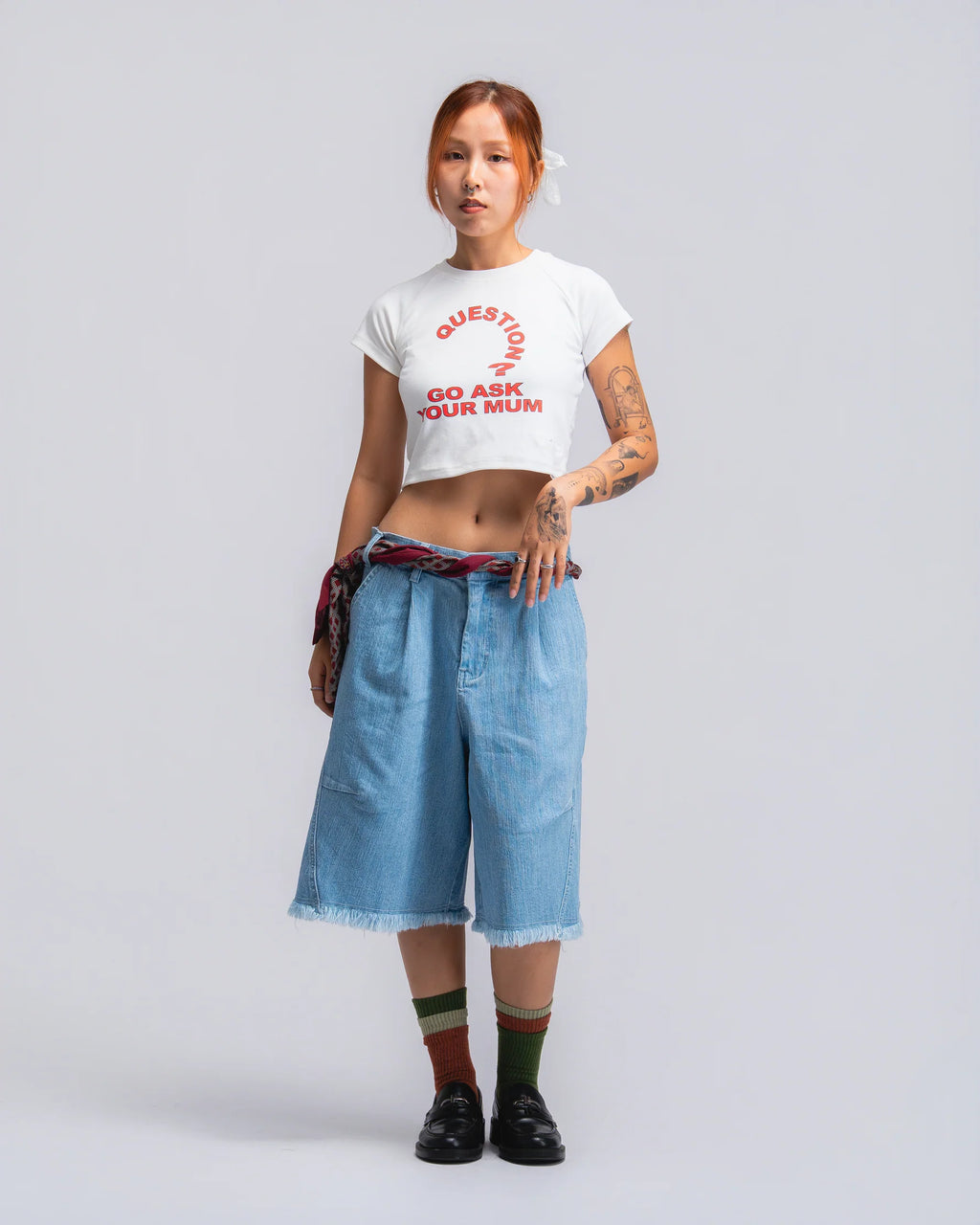 Comfy Balloon Shorts Denim