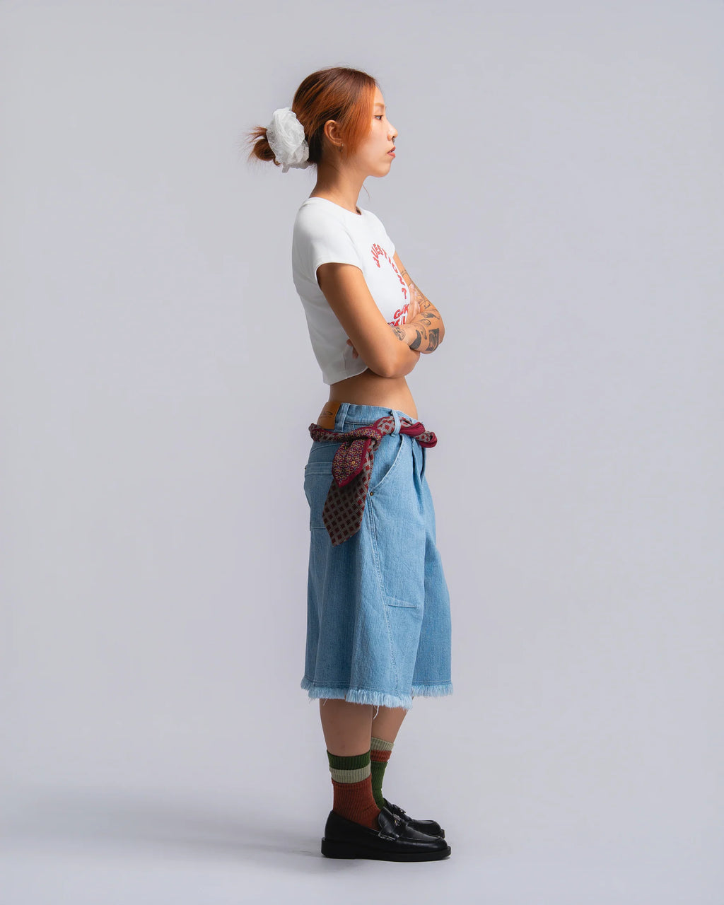 Comfy Balloon Shorts Denim