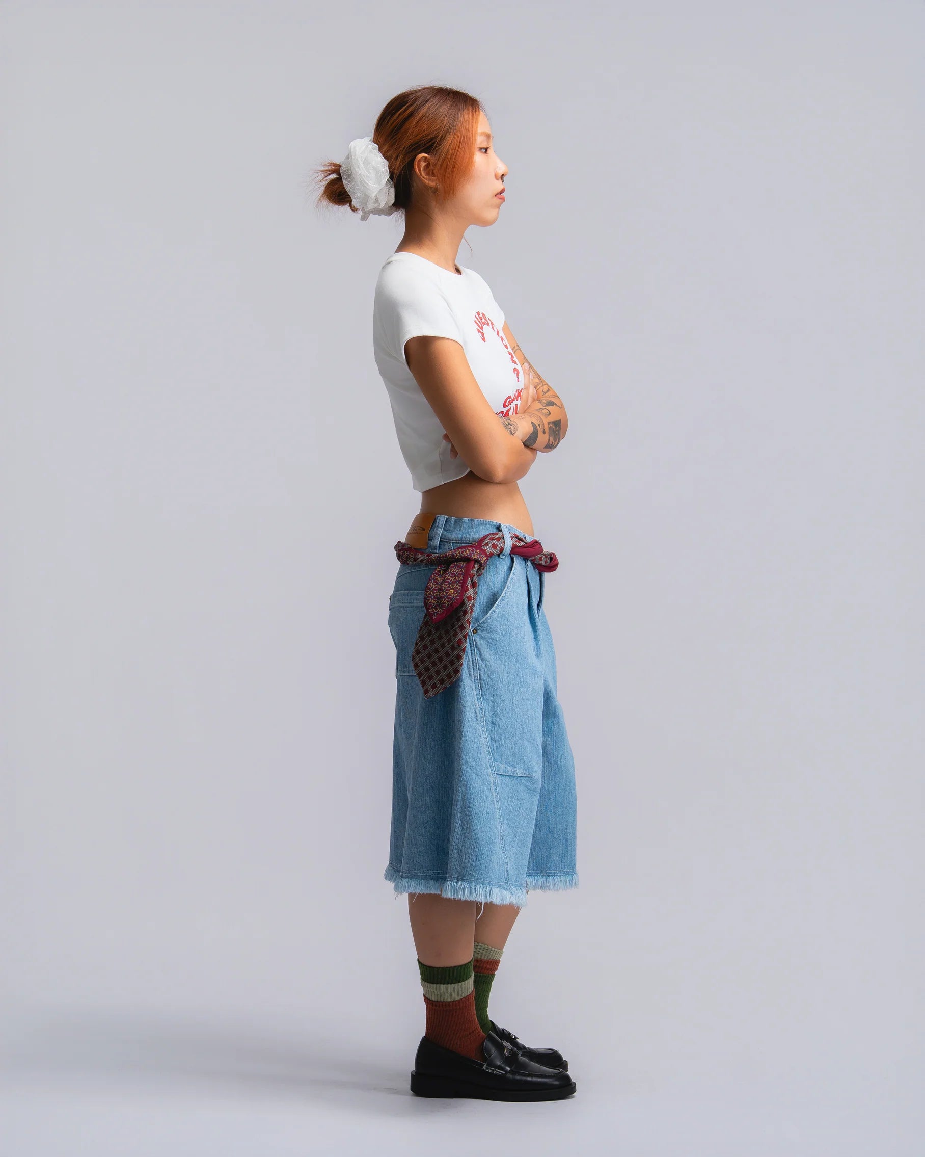 Comfy Balloon Shorts Denim