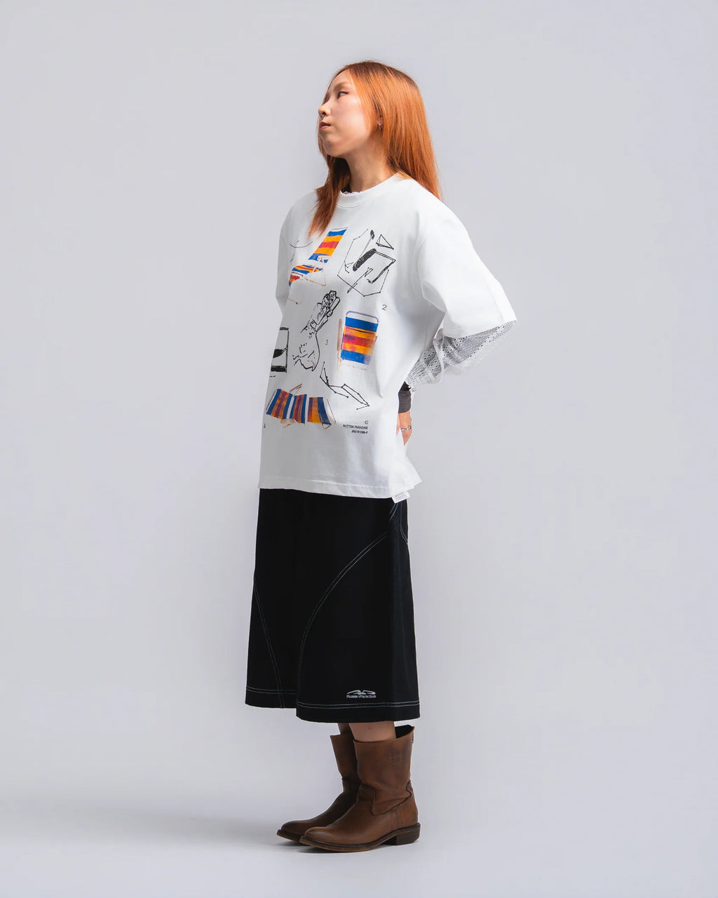 Lazy Chair Tee White