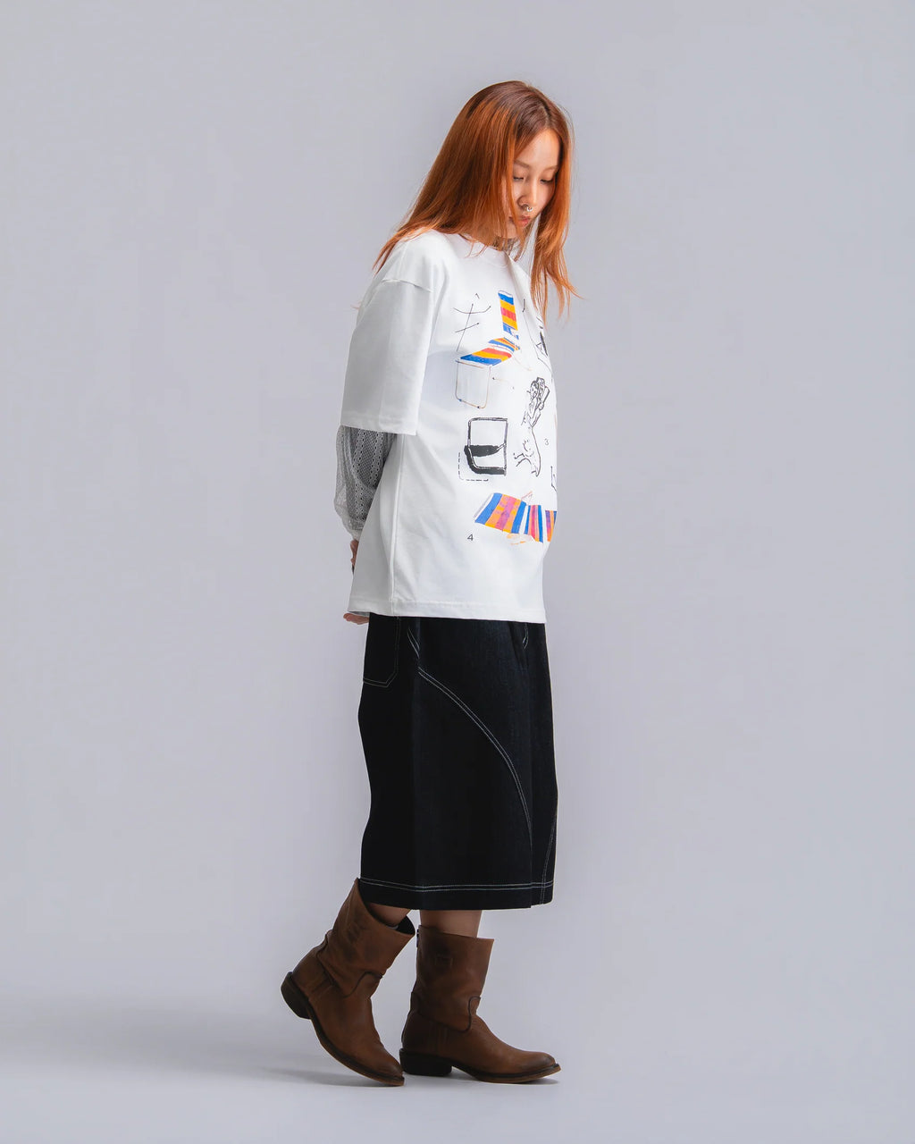 Lazy Chair Tee White