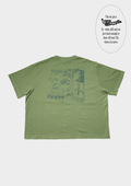 Frequency Cropped Tee Green