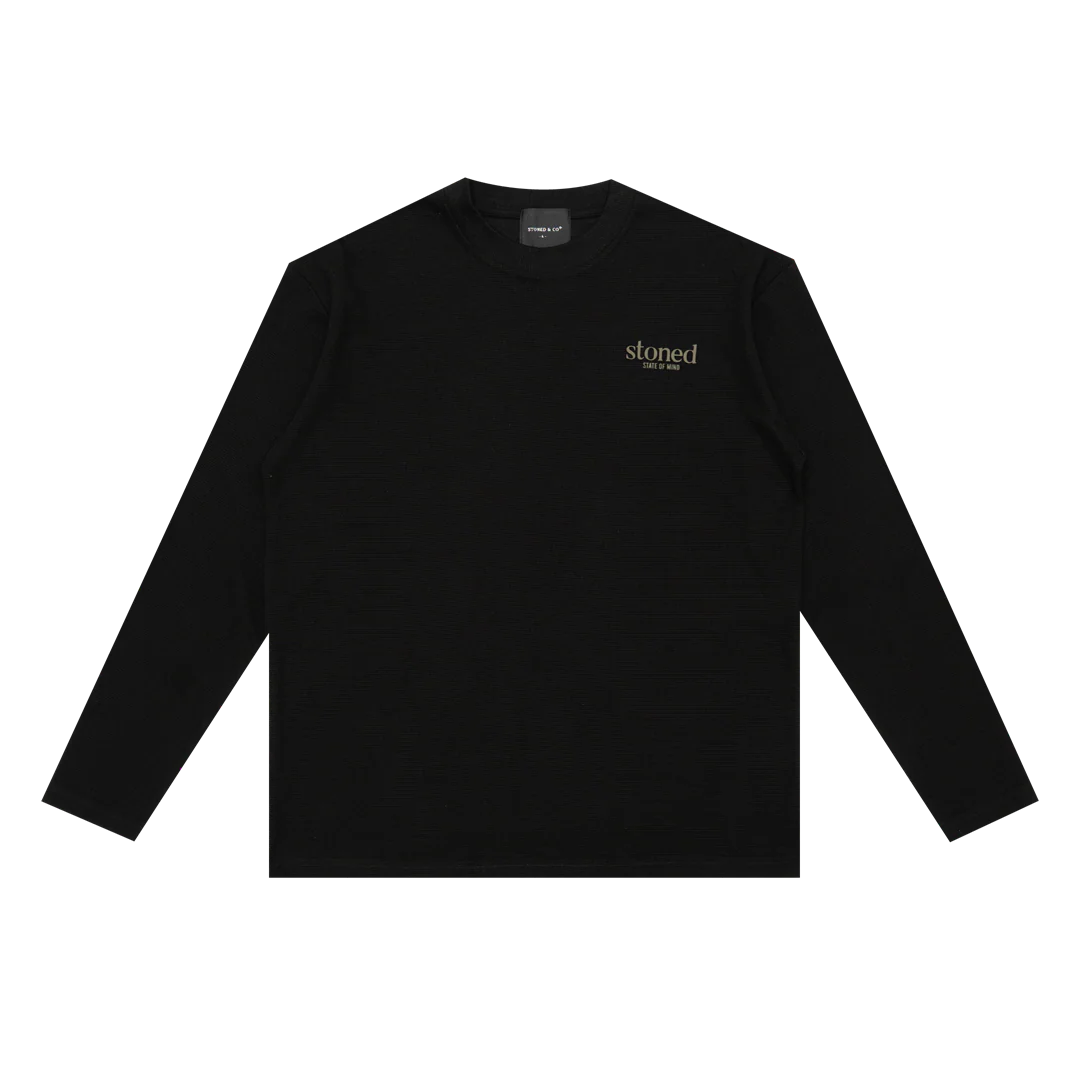 Originals V2 : Waffle L/S Tee Black