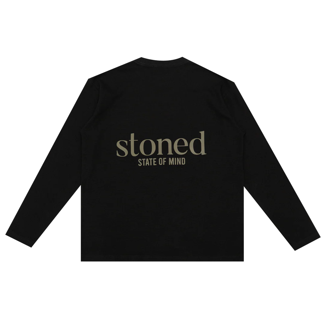 Originals V2 : Waffle L/S Tee Black