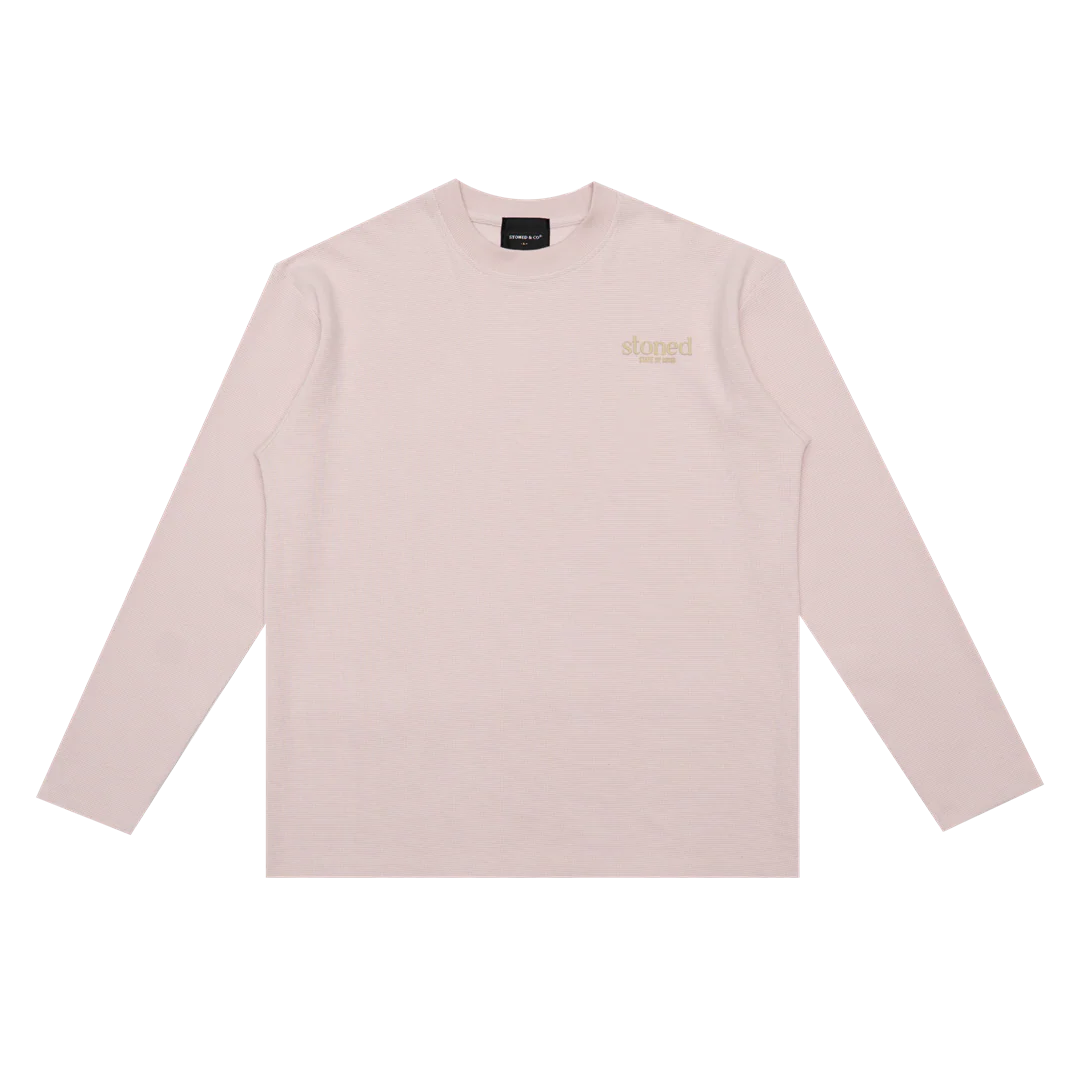 Originals V2 : Waffle L/S Tee Pink
