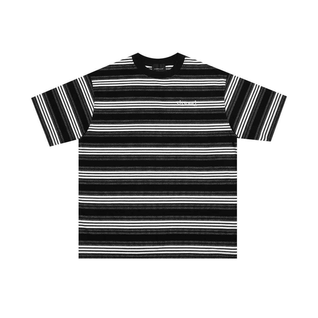 Originals V2 : Black Grey Stripe Tee