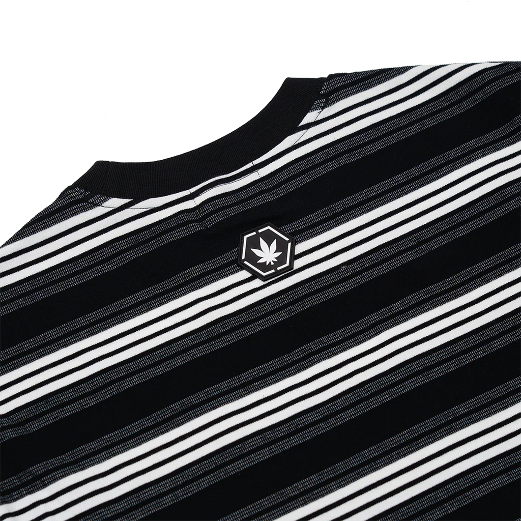 Originals V2 : Black Grey Stripe Tee