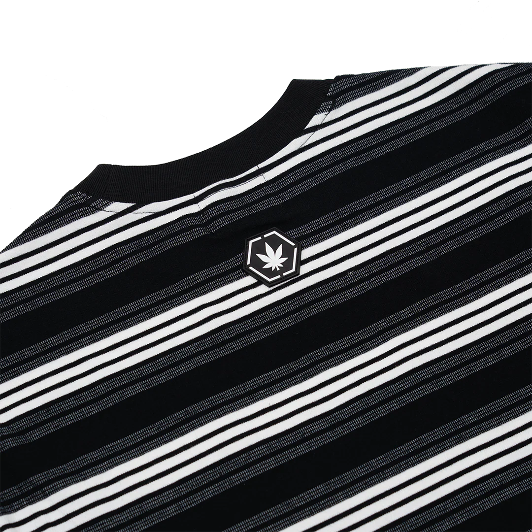 Originals V2 : Black Grey Stripe Tee