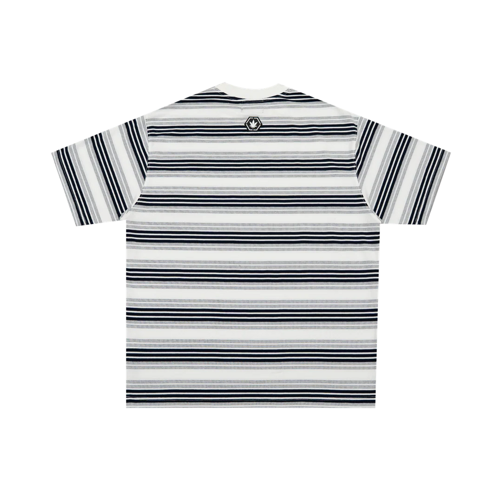 Originals V2 : White Grey Stripe Tee