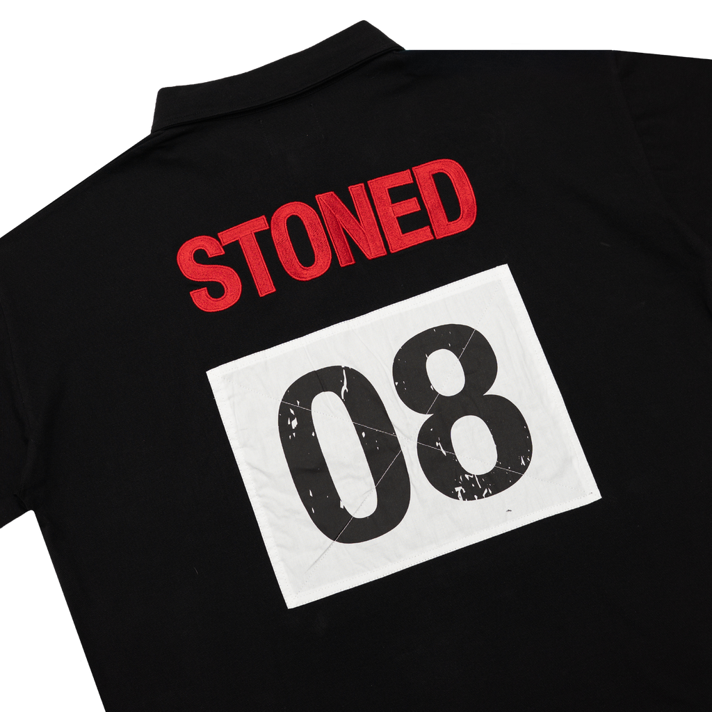 Dark Horse : Eight Men Polo Shirt Black