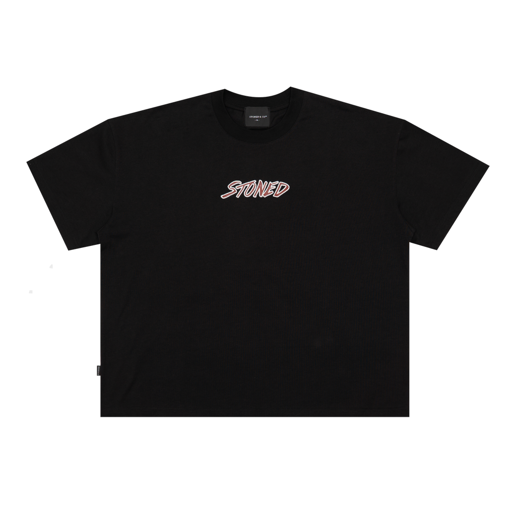 Dark Horse : Leather Maple Tee Black