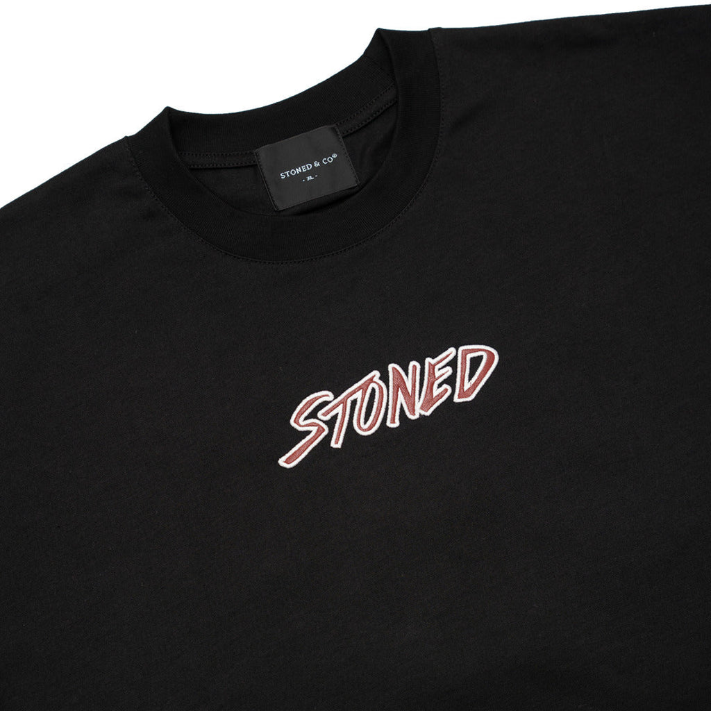 Dark Horse : Leather Maple Tee Black