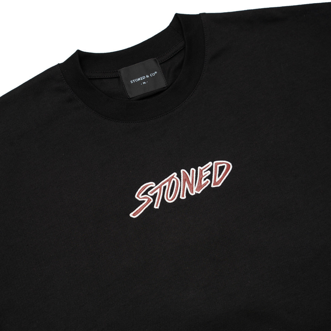 Dark Horse : Leather Maple Tee Black