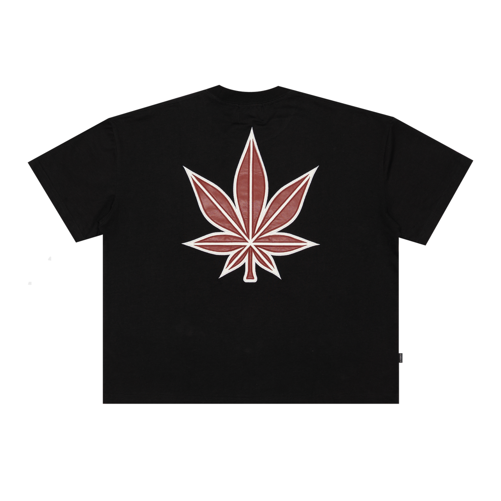 Dark Horse : Leather Maple Tee Black