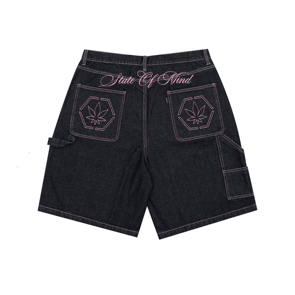 Dark Horse : Oversized Denim Jorts Navy