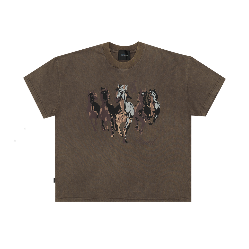 Dark Horse : Gallop Tee Brown