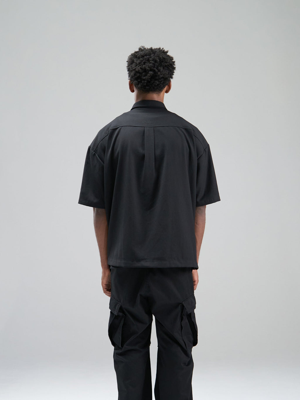 Structured Utility Shirt - Black