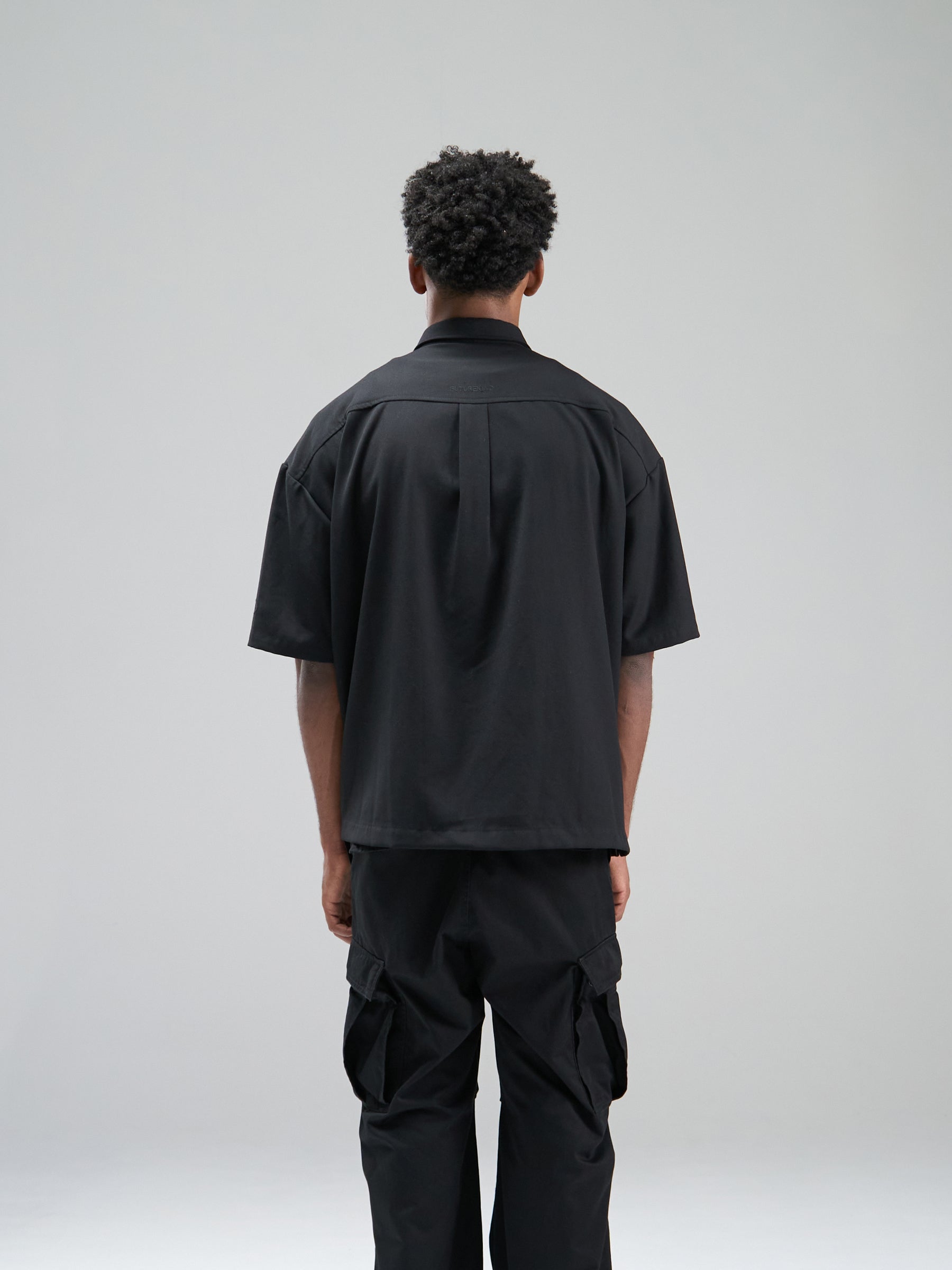Structured Utility Shirt - Black