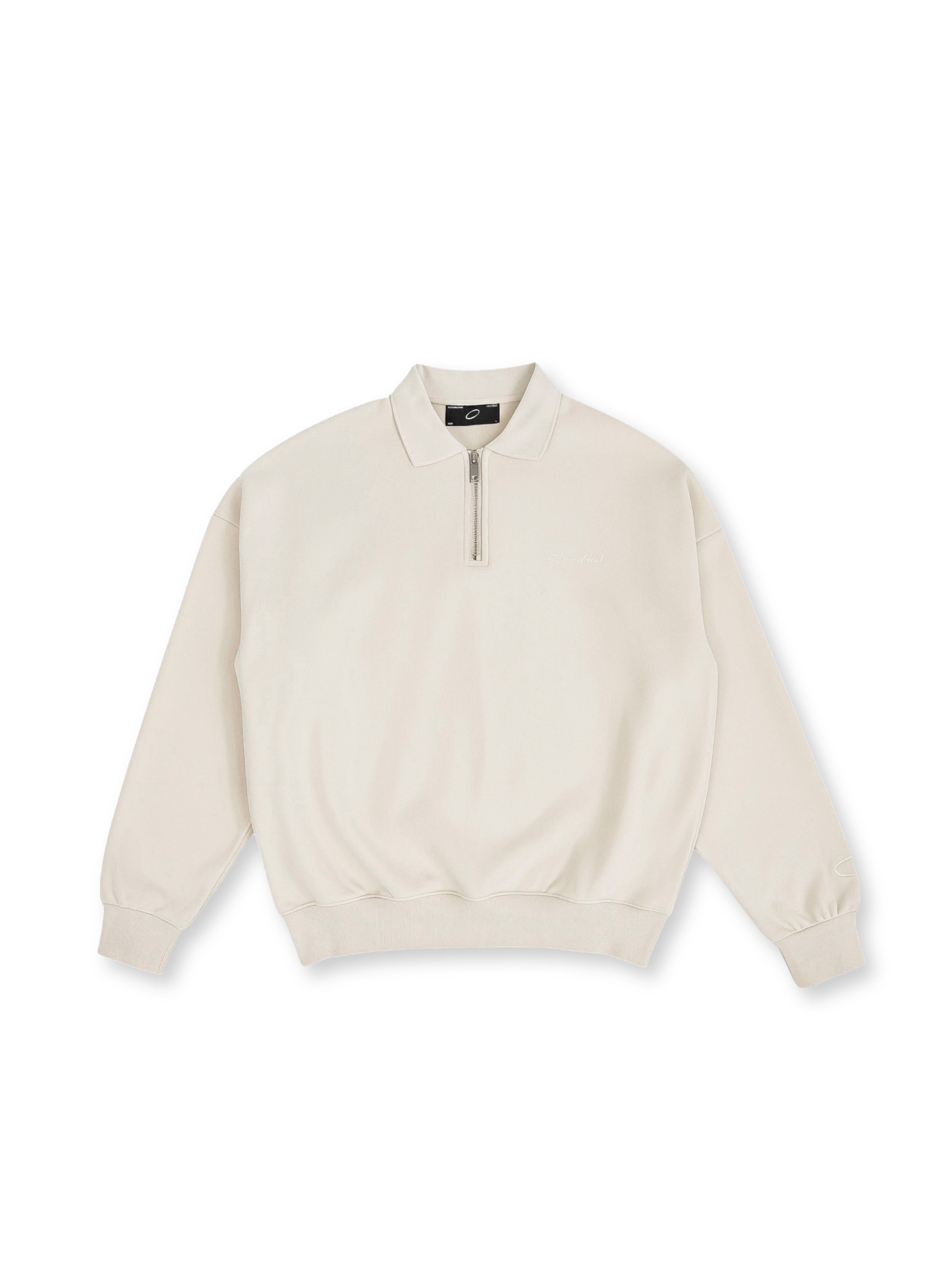 Structural Quarter Zip Long Sleeve - Khaki