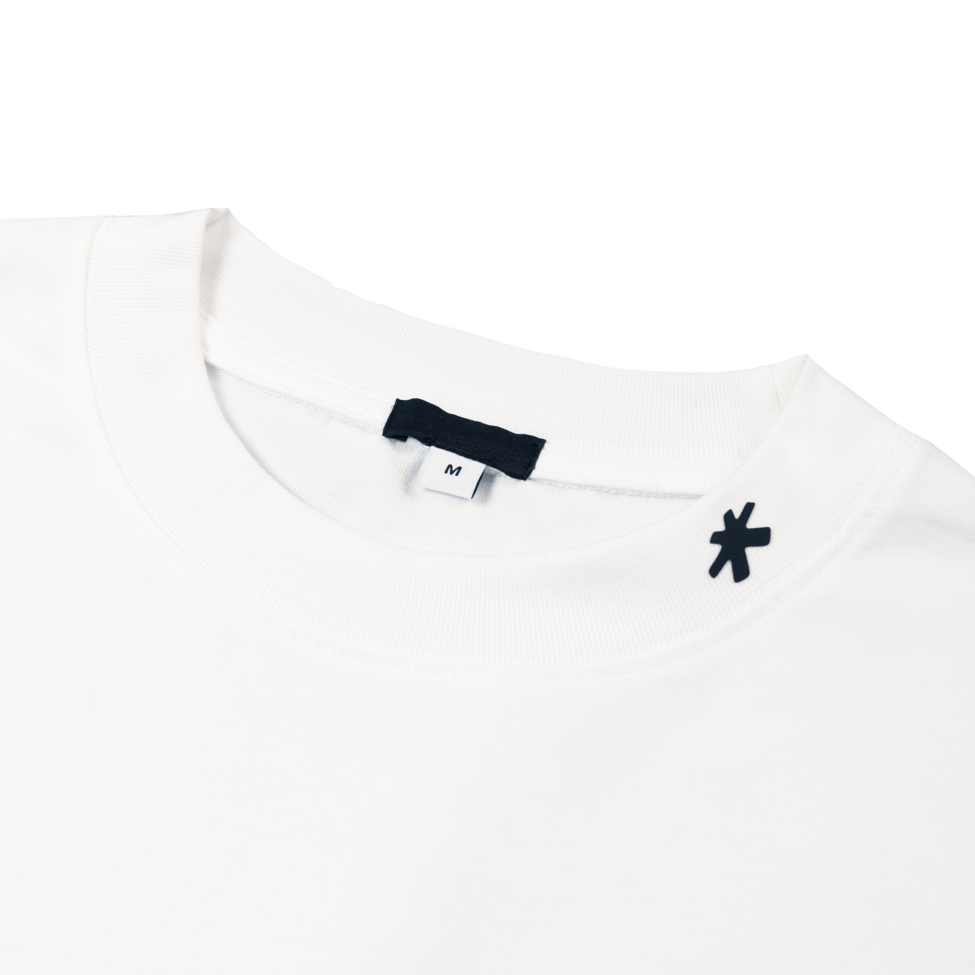 Rubber Printed Oversized T-shirt White