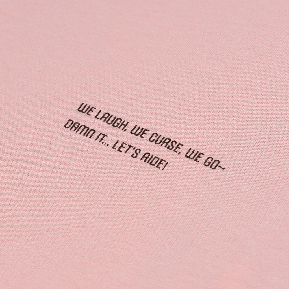 Tough Life Tee Beige Pink