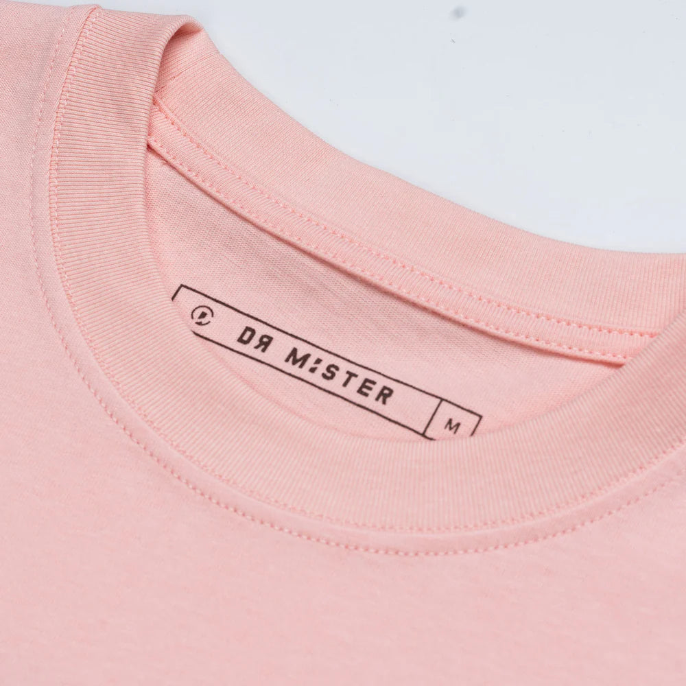 Tough Life Tee Beige Pink