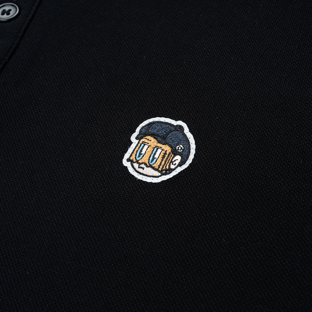Patched Polo Tee