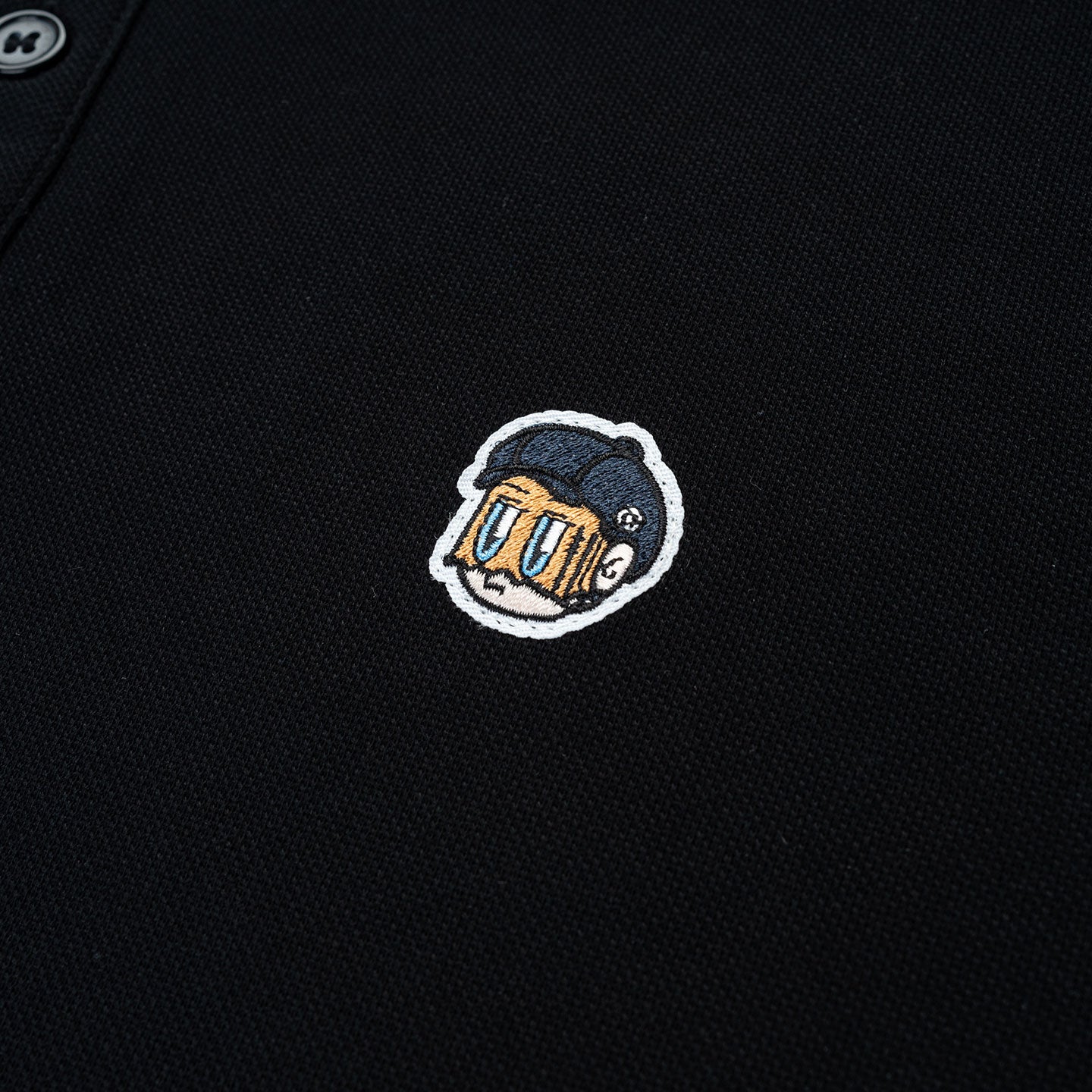 Patched Polo Tee