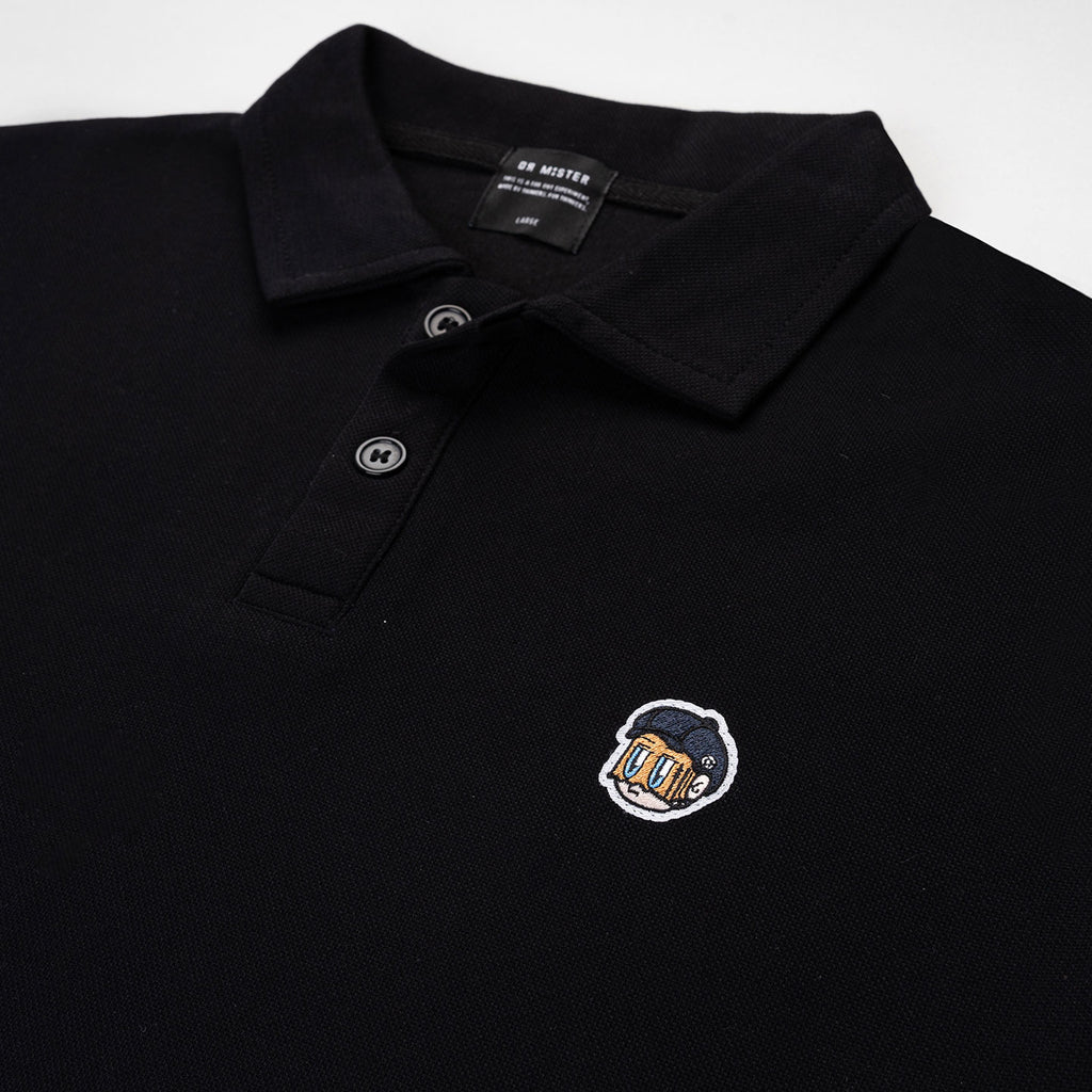 Patched Polo Tee