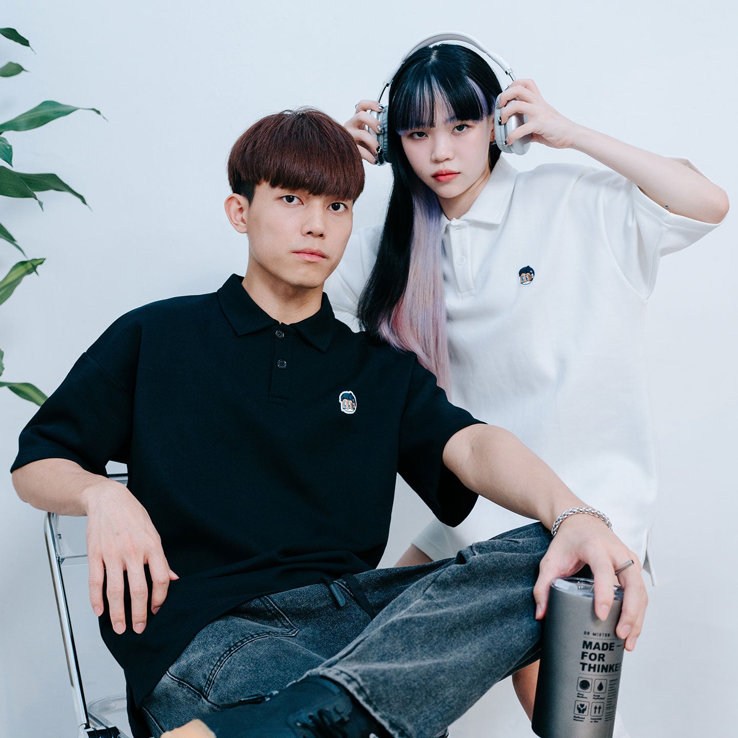 Patched Polo Tee
