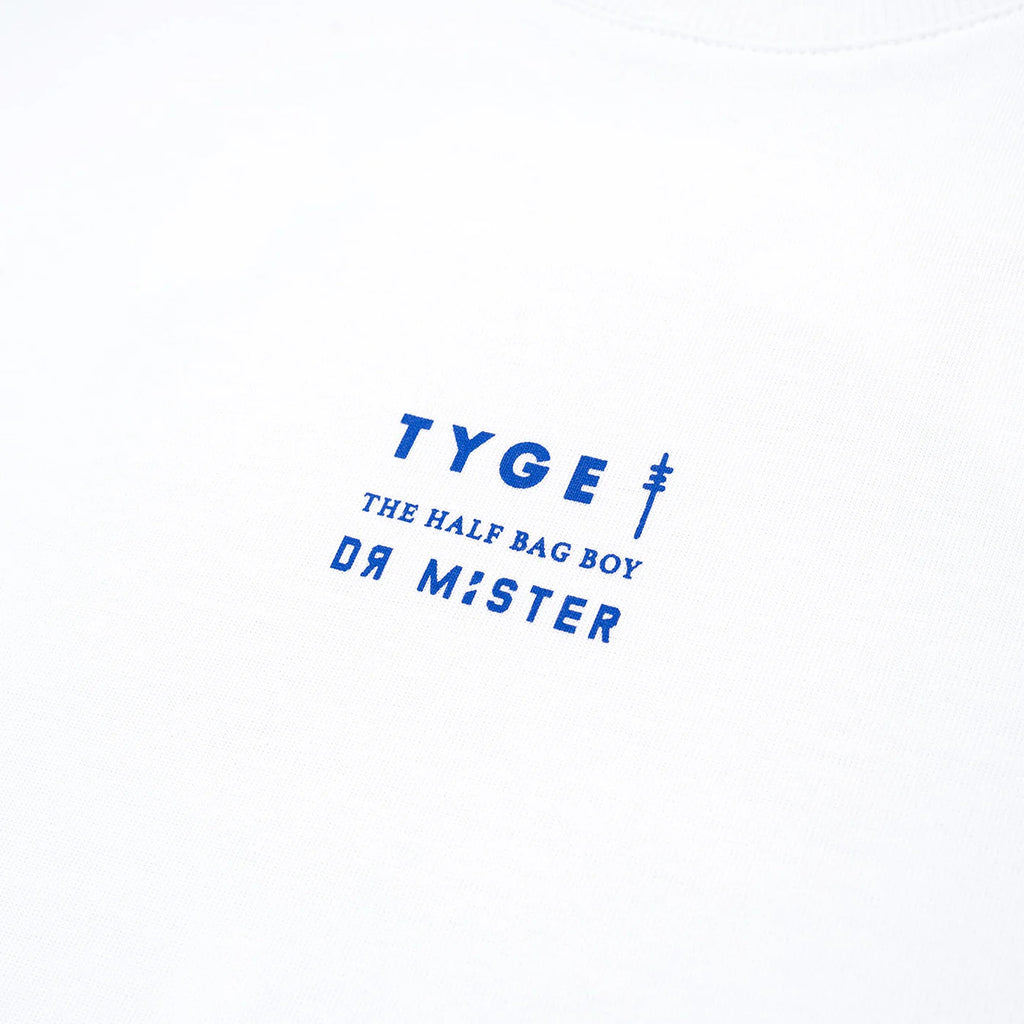 Toned Signature Broad Tee White