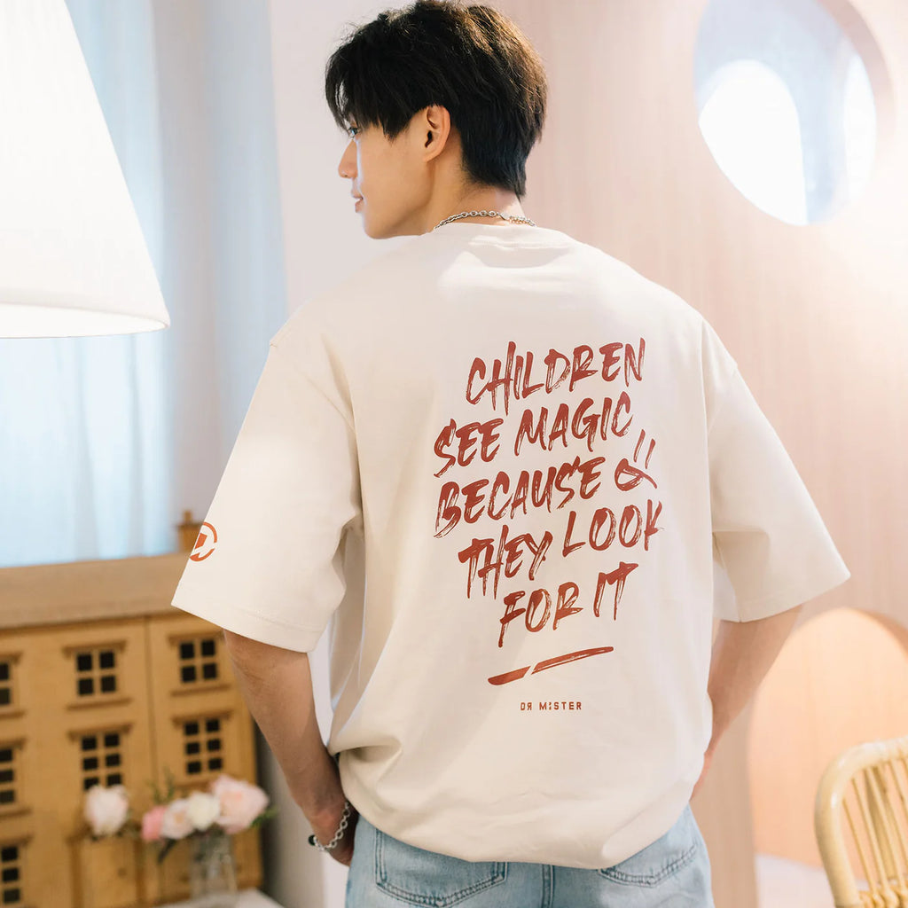 Twotone Dino Oversized Tee