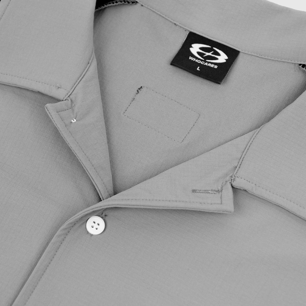 U8 Boxy Shirt Black Grey