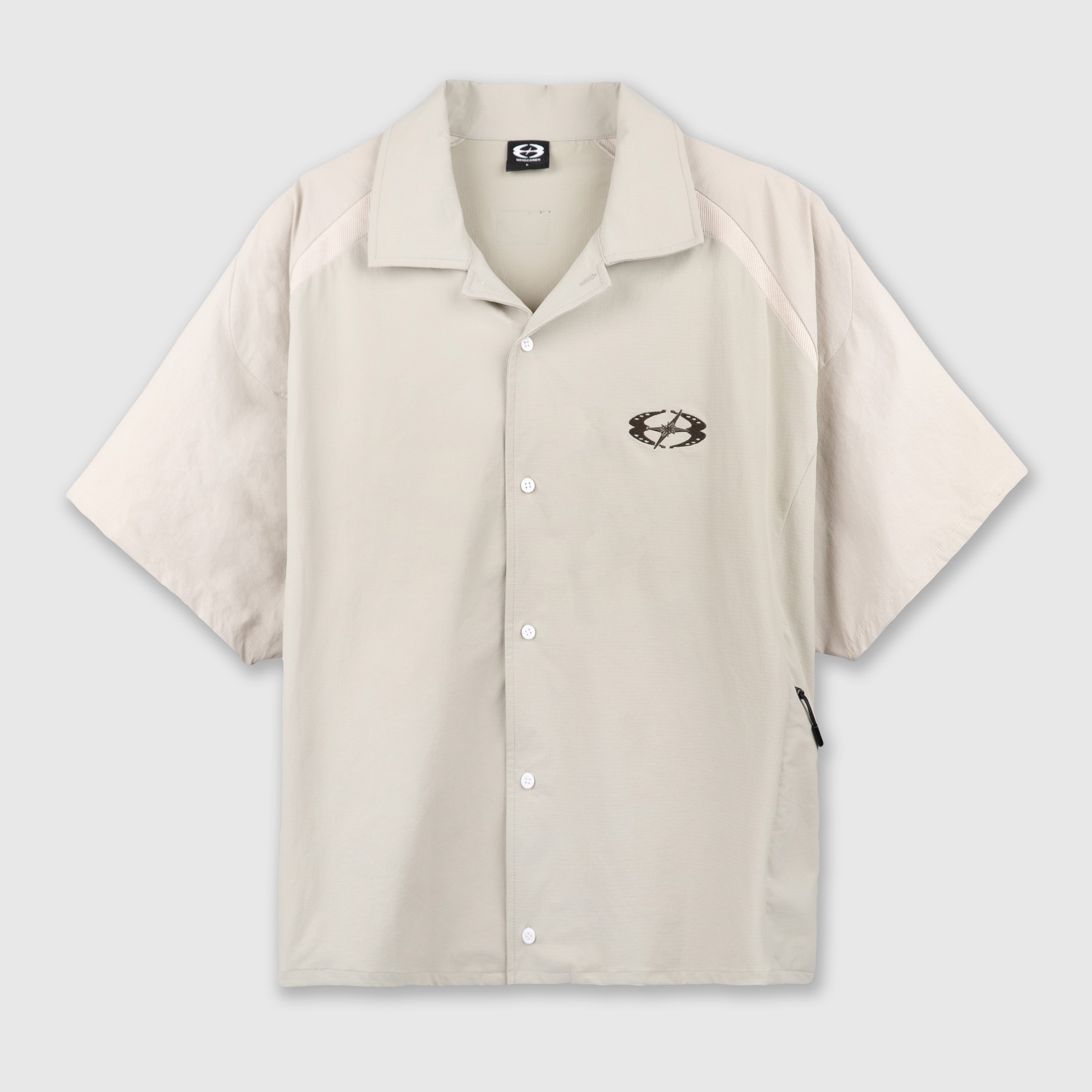 U8 Boxy Shirt Khaki