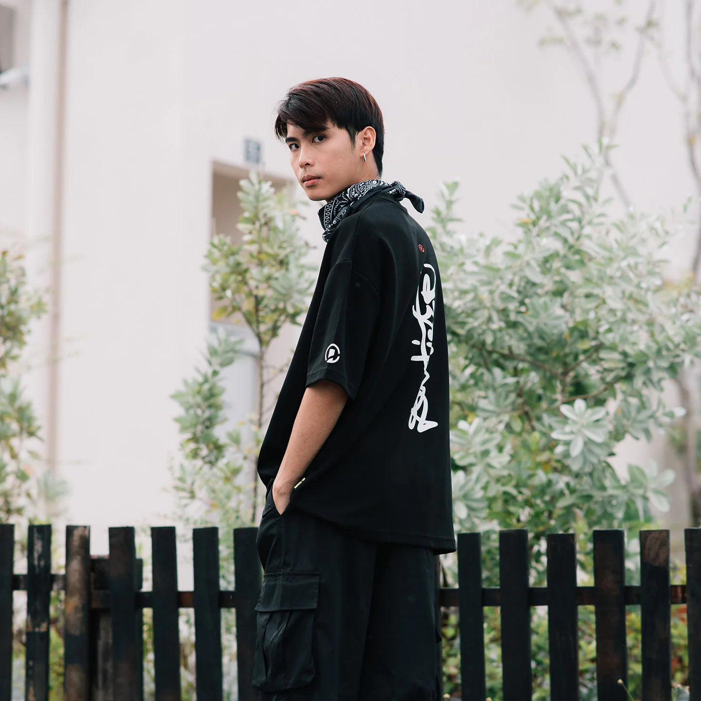 Vertical Signature Broad Tee